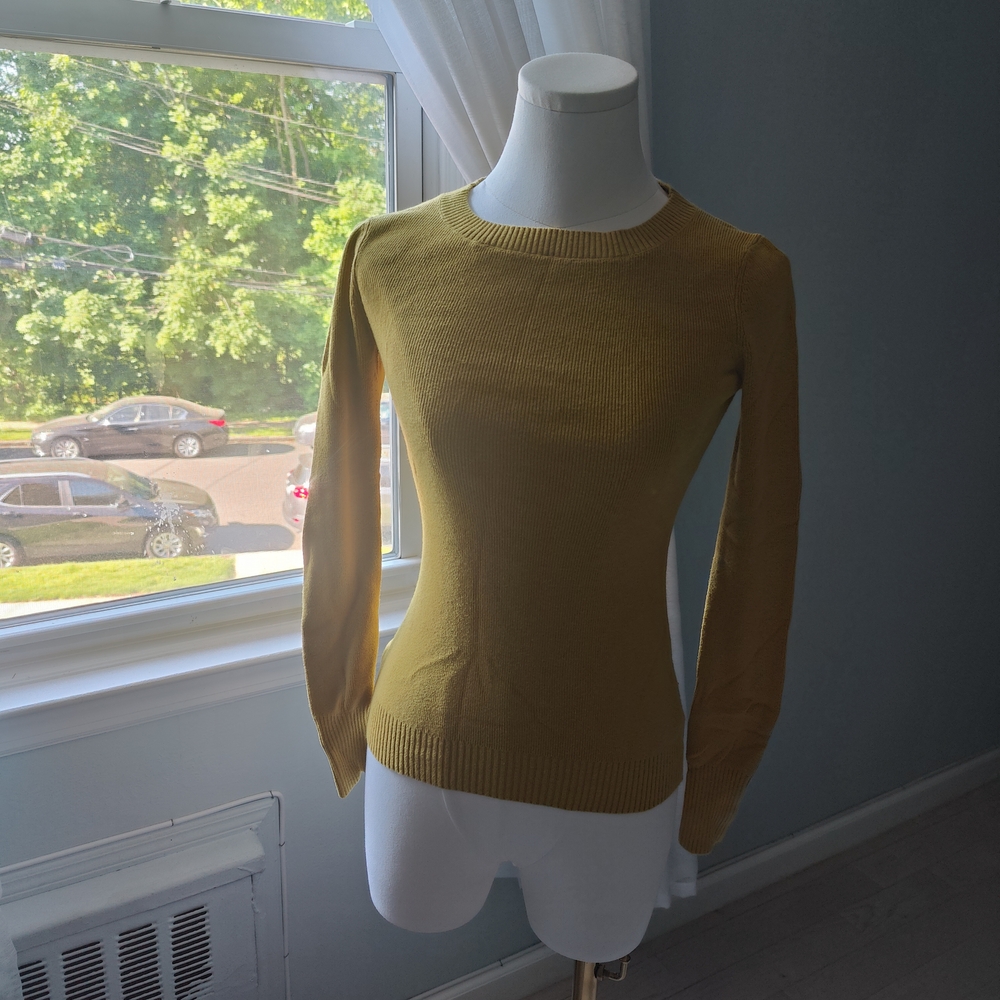 Mustard Yellow Long Sleeve Sweater